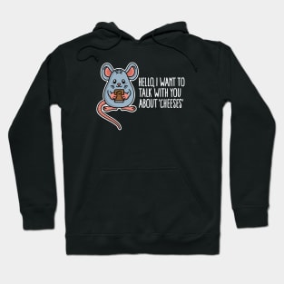 Funny Christian gifts food pun mouse cartoon Hoodie